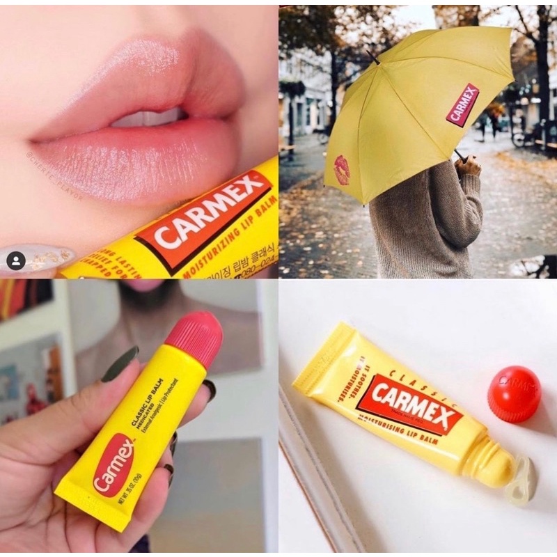 AUTH - SALE OFF SON DƯỠNG MỀM MÔI CARMEX CLASSIC LIP BALM USA