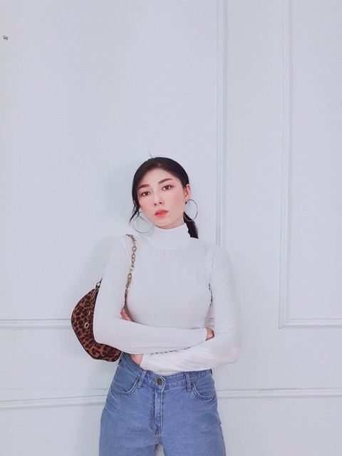 Áo thun body CỔ LỌ - TAY DÀI | BigBuy360 - bigbuy360.vn