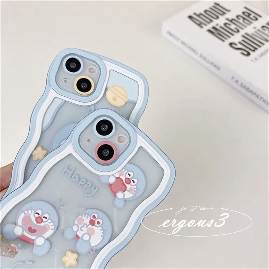 Ốp Điện Thoại Mềm Họa Tiết Doraemon Đáng Yêu Cho iPhone 14 13 12 11 Pro Max SE2020 X XR Xs Max 7 8 Plus