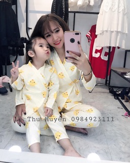 Set yukata cho mẹ và bé 200k