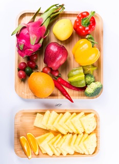 KHAY VUÔNG GỖ TRE CAO CẤP