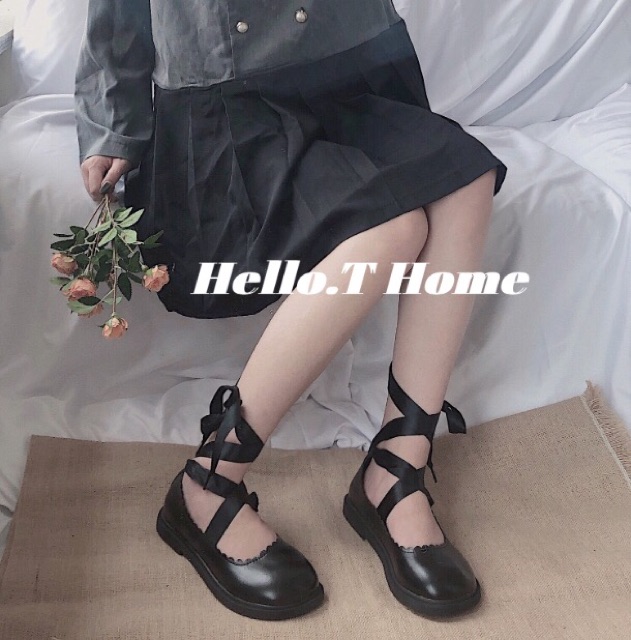 [Sale] Giày Lolita Buộc Dây - Kèm video thật ✨ | BigBuy360 - bigbuy360.vn