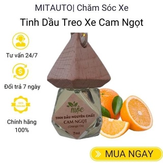 Tinh dầu treo xe Ô tô mùi Cam Ngọt thiên nhiên nguyên chất treo tủ quần áo treo phòng ngủ lọ 7ml MỘC Mitauto