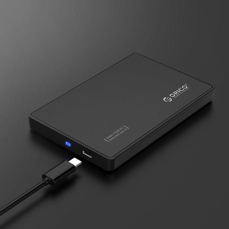 Vỏ Ổ Cứng Orico Usb3.0 Type-c 2588c3-g2-bk 2.5 Inch Bằng Hợp Kim Nhôm