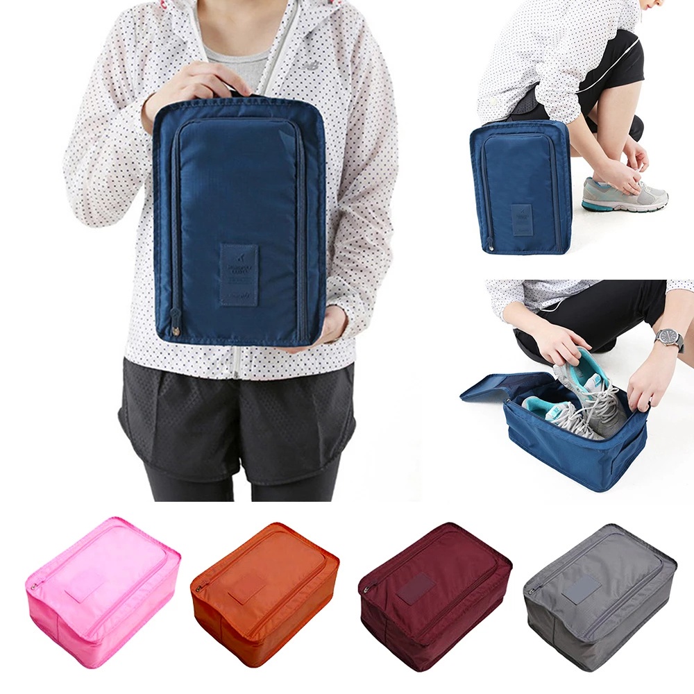 Hộp Đựng Giày Bằng Vải Oxford Cao Cấp Có Thể Gấp Gọn Chống Nước Chống Bụi Ốp