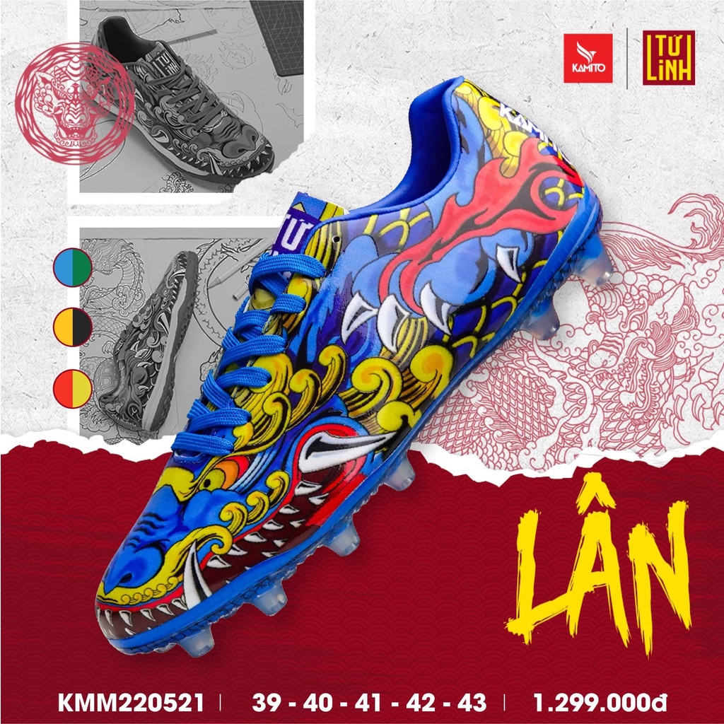 Giày đá bóng KAMITO TỨ LINH ( LÂN )