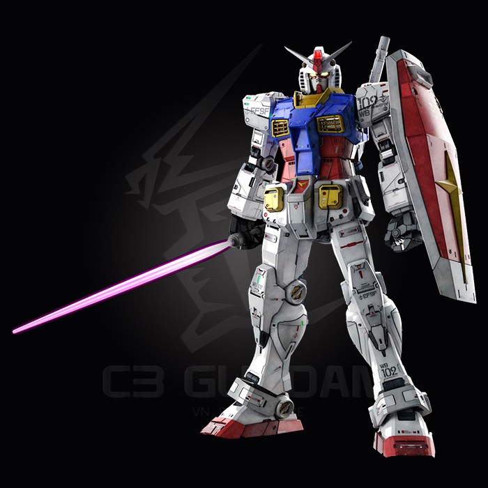 MÔ HÌNH GUNDAM BANDAI PG 1/60 GUNDAM RX-78-2 UNLEASHED