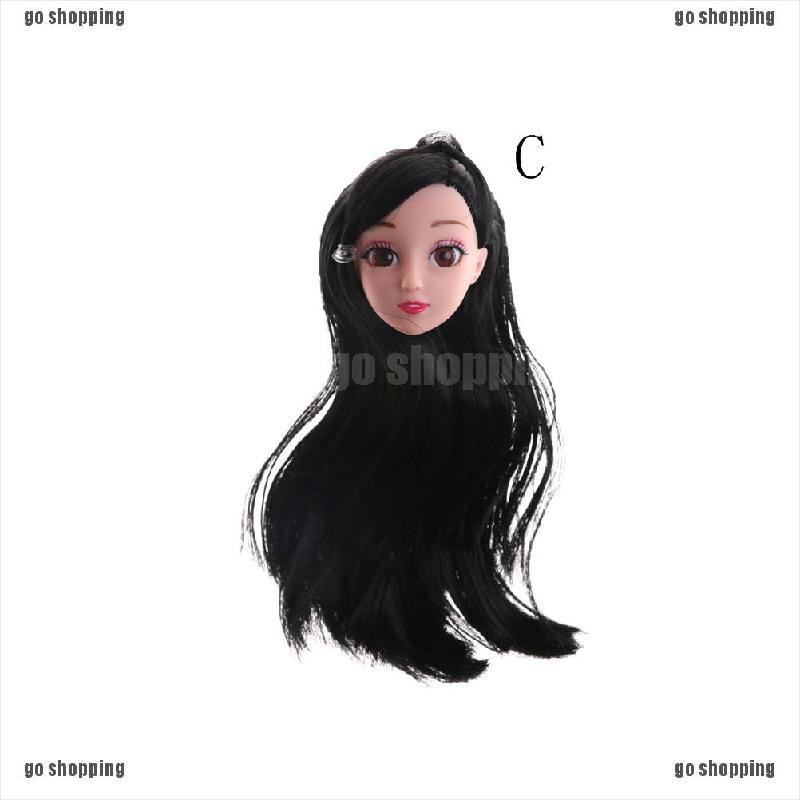 {go shopping}Quality Doll Head with Colorized straight Hair DIY Accessories For Barbie&lt;br&gt;0&lt;br&gt;0&lt;br&gt;0&lt;br&gt;0&lt;br&gt;0