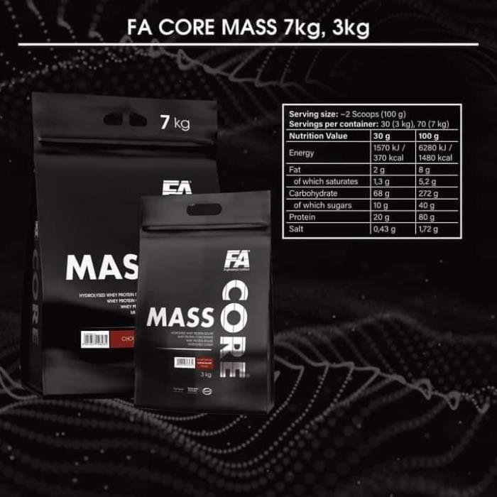 [GIÁ TỐT NHẨT] FA CORE MASS 7KG | Tăng Cân Nhanh Dễ Hấp Thu Cho Người Gầy