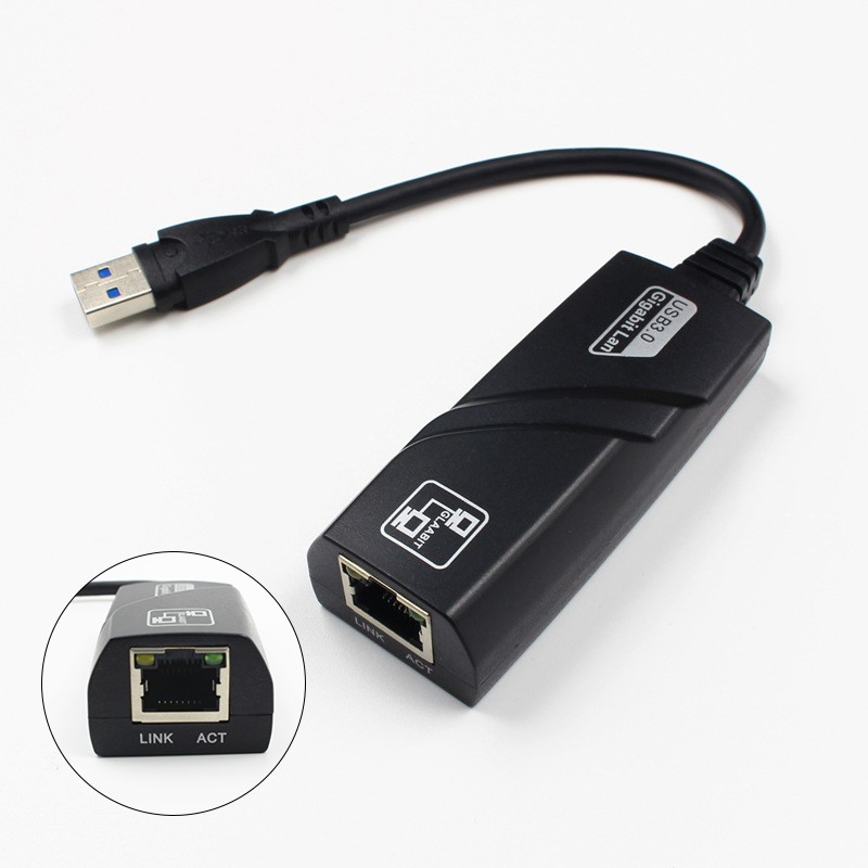 Bộ Chuyển Đổi Từ Cổng Yyg02-Usb 3.0 Sang 10 / 100 / 1000 Mbps Gigabit Rj45 | BigBuy360 - bigbuy360.vn