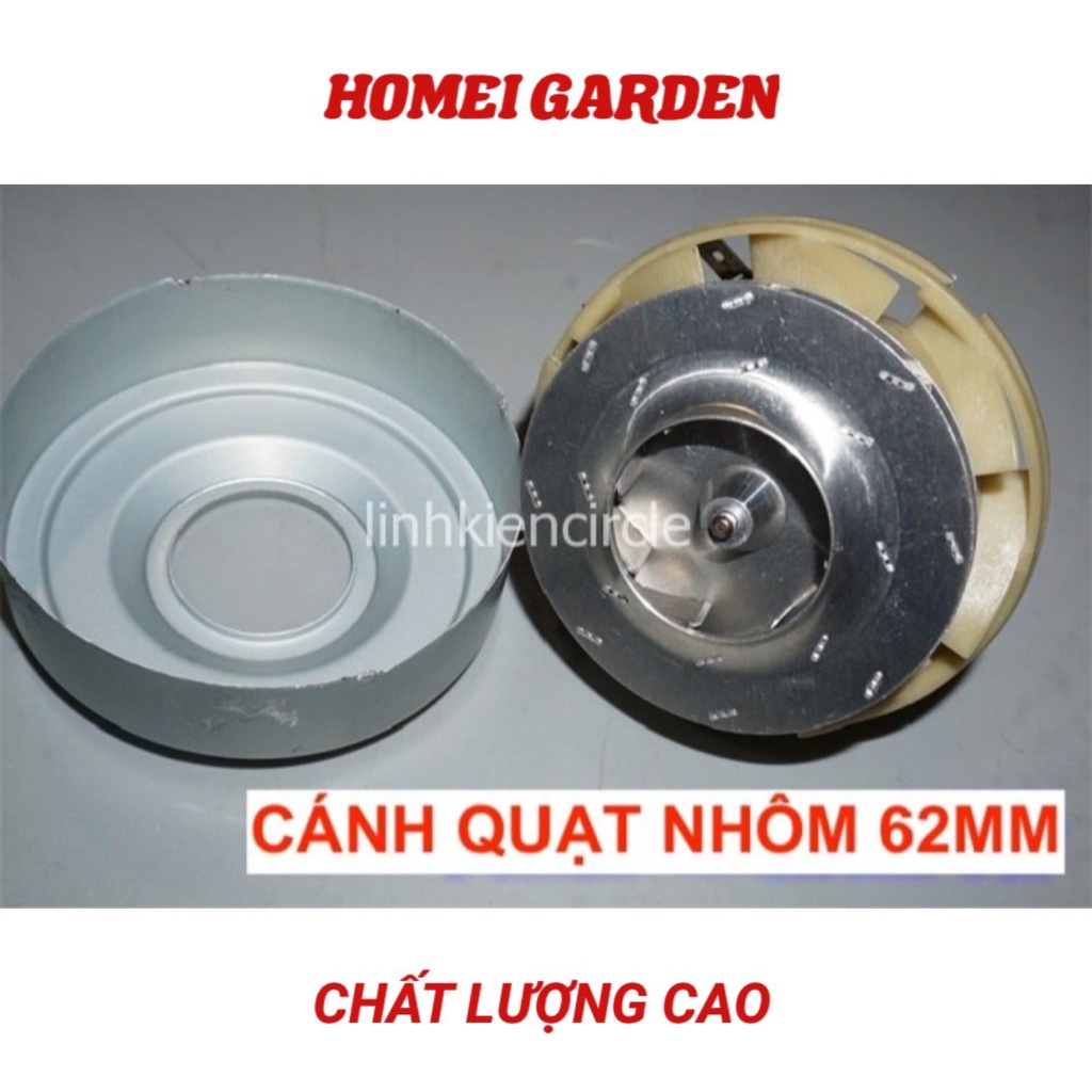 Motor máy hút bụi DC 12V - 18V 120W có chổi than quạt nhôm 62mm tốc độ 34500 RPM chất lượng cao - CD0404