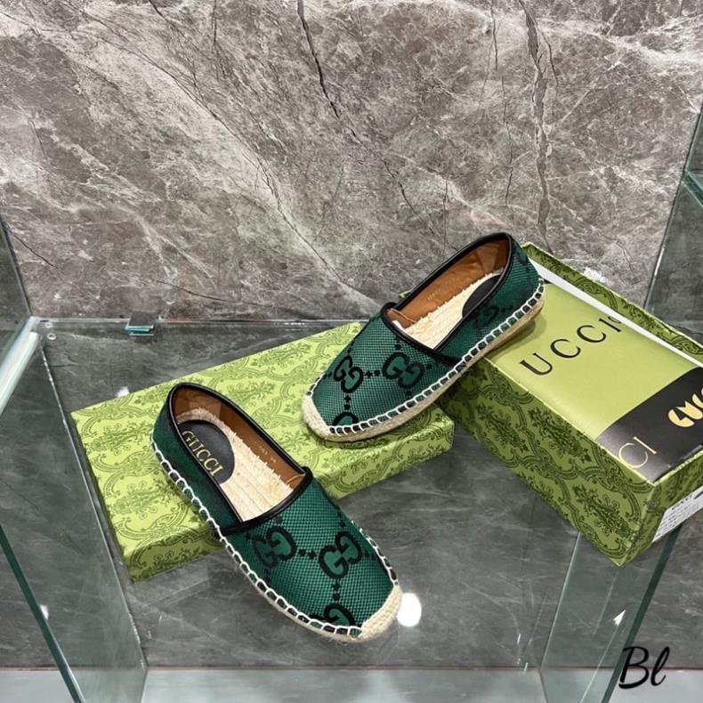 Slip On Cói Gucci Xanh Full Size 35-39