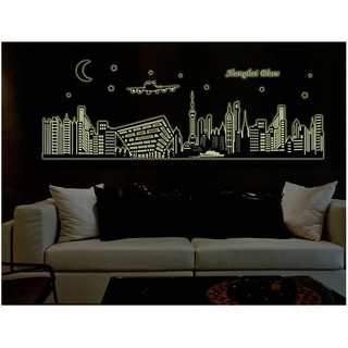Decal Dán Tường Tòa Nhà dạ quang