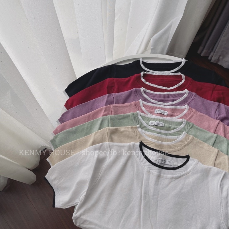 Áo len mongtoghi cộc tay A36