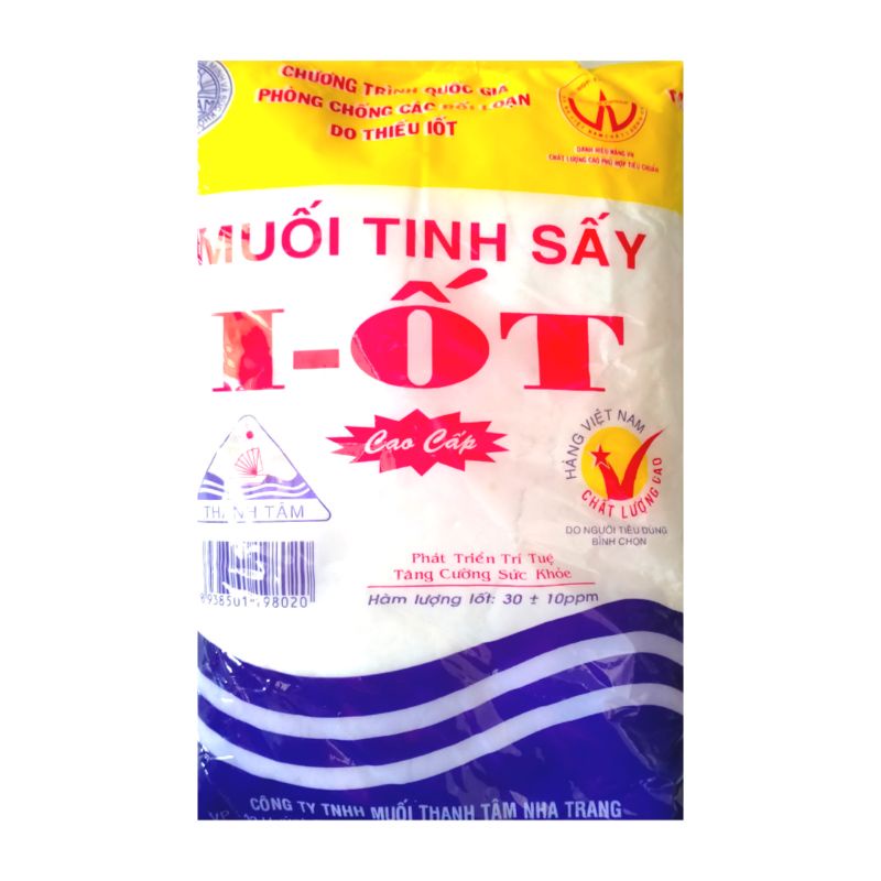 Muối tinh sấy i ốt Thanh Tâm gói 500g