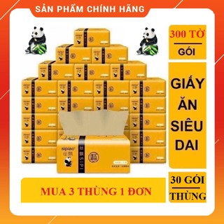 HỘP 30 BỊCH GIẤY ĂN GẤU TRÚC SIPIAO 6021 SIÊU DAI