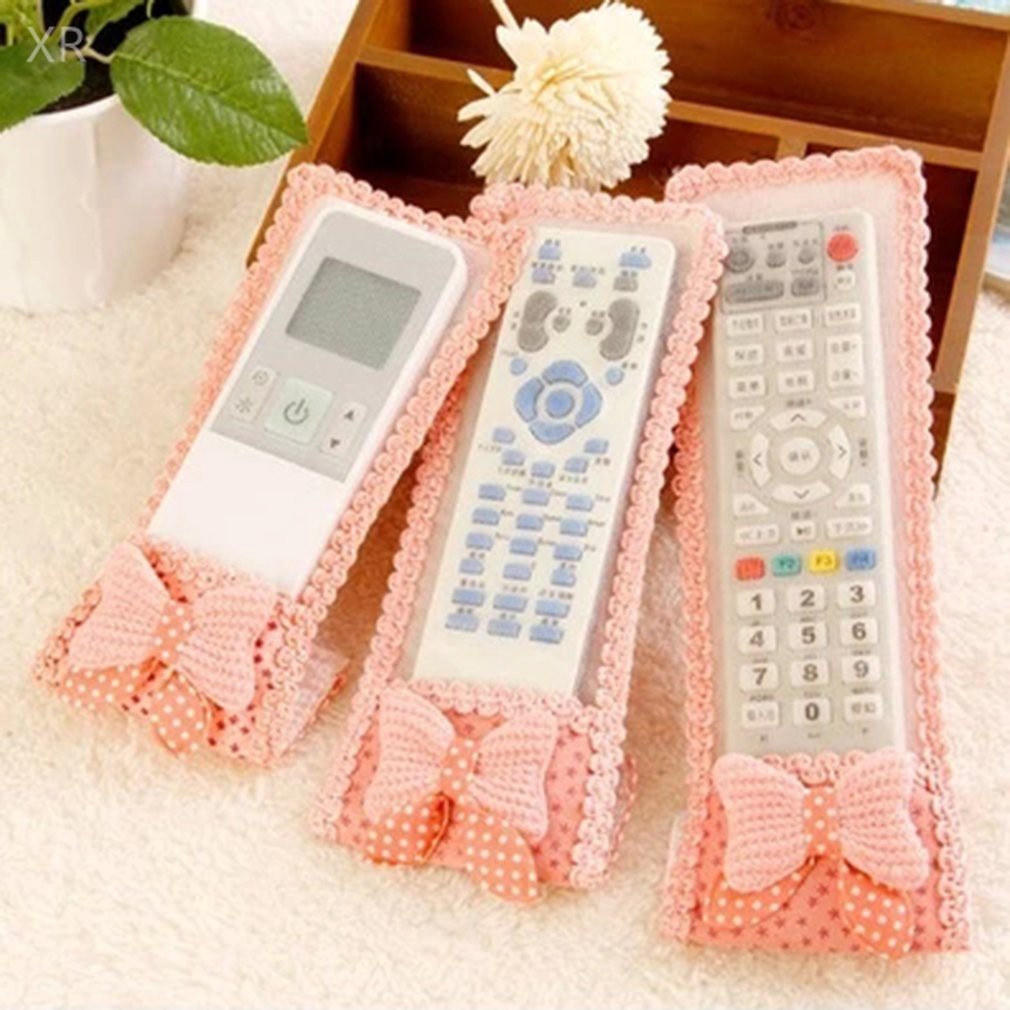Túi bọc điều khiển từ xa TV viền ren không thấm dầu mỡ