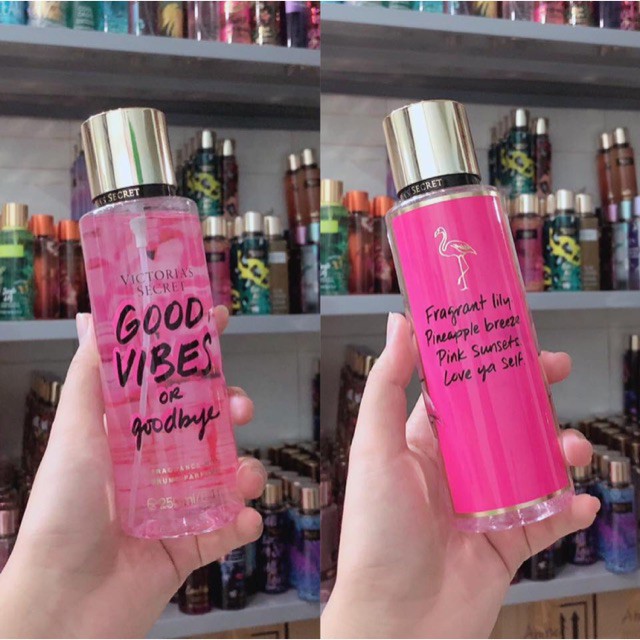 [HOT] VICTORIA'S SECRET  Xịt Thơm Toàn Thân Body Mist - Good Vibes 250ml [MUA NGAY]