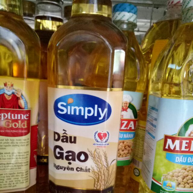 Dầu gạo nguyên chất Simply 1 lít