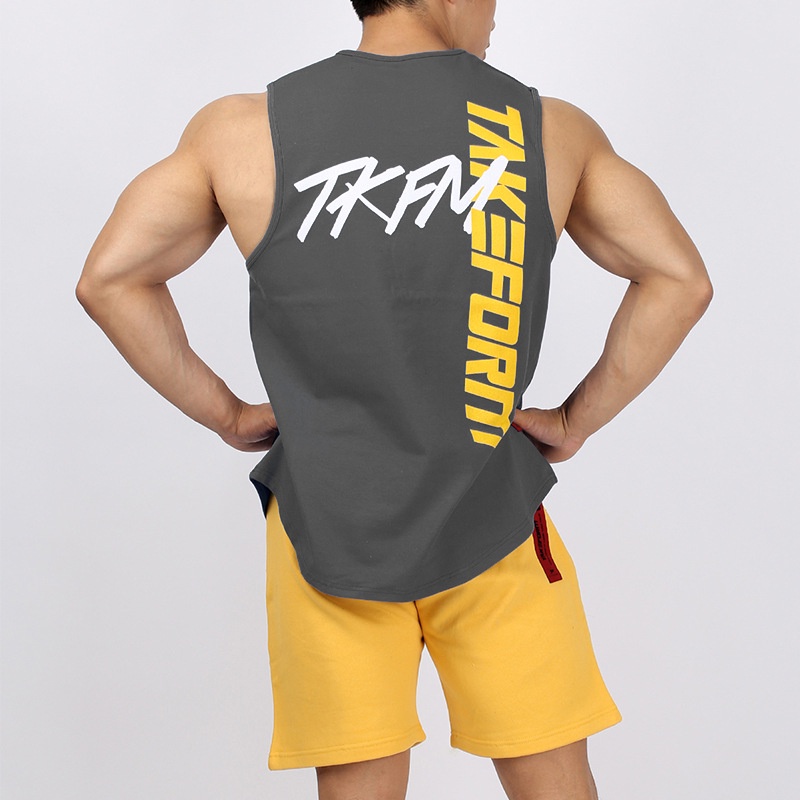 [ GYMEN ] Áo Bóng Rổ Áo Thun Ba Lỗ 3 lỗ TankTop Phong Cách Hàn Quốc Form Rộng Cổ Tròn Thun Lạnh Tập Nhanh Khô Cao Cấp Thấm Hút Mồ Hôi Tốt Big Size Co Giãn Streetwear In Nhiều Màu Chuẩn Form Chạy Bộ Chuyên Thể Dục Cầu Lông Jogger
