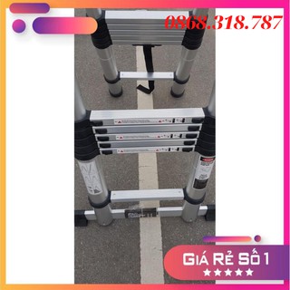 THANG NHÔM RÚT ĐÔI 6.4M - BH 24 THÁNG