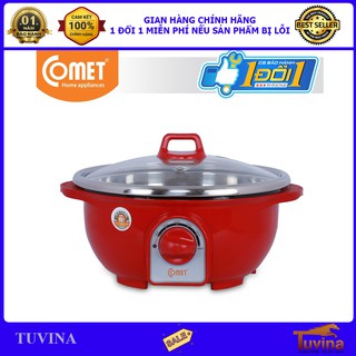 Nồi Lẩu Điện Đa Năng Comet CM7738 3.5 Lít - Hàng Chính Hãng (Bảo Hành 12 Tháng)