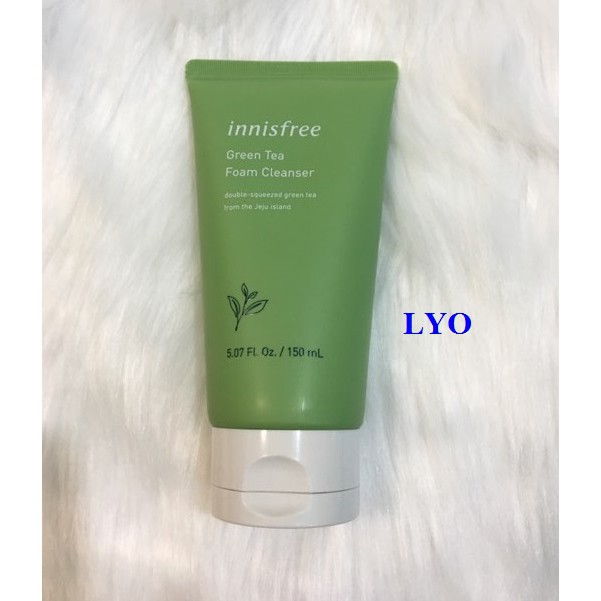 Sữa rửa mặt trà xanh Innisfree GREEN TEA CLEANSING FOAM nội địa Hàn Quốc