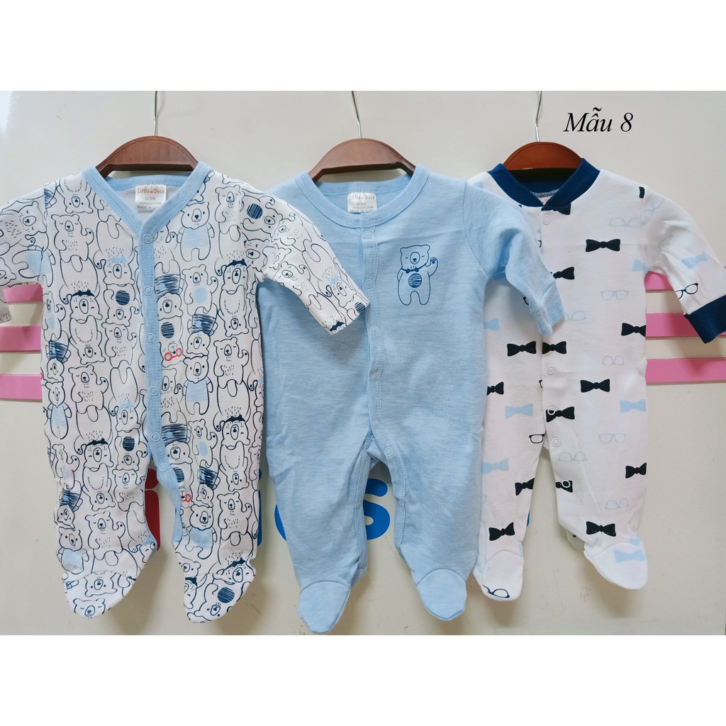 Set 3c Body liền tất Little Duck cho bé 0-9m - MẪU MỚI