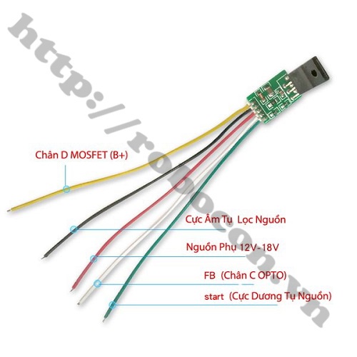 MẠCH CẤY NGUỒN 5 DÂY DÙNG DM0465R