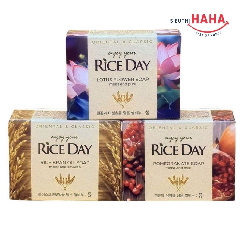 Xà phòng dưỡng ẩm tinh chất lựu hàn quốc POMEGRANATE SOAP RICEDAY 100g