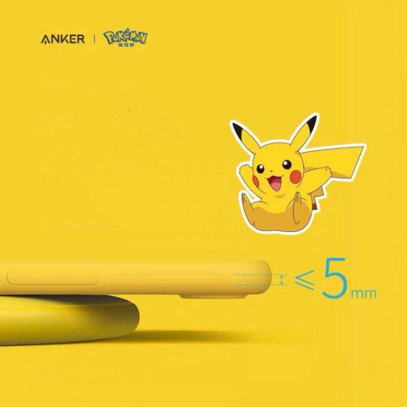 Đế sạc không dây Anker Powerwave A2503 phiên bản Pokemon