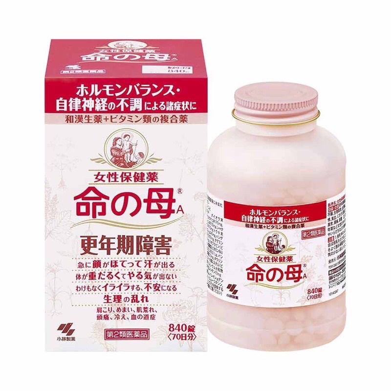 Viên Uống Tiền Mãn Kinh KoBayashi Nhật Bản Hộp 840 Viên date T3/26