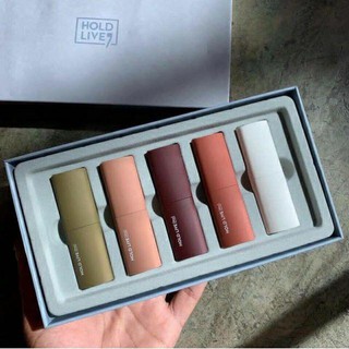 Set 5 son sáp lì HoldLive Mousse Velvet Lipstick shop Yuki Beauty