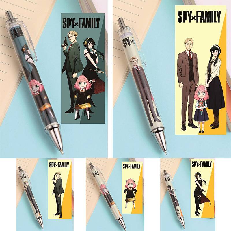 Bút Chì Bấm Ngòi 0.5mm In Hình Anime SPY×FAMILY Nhật Bản Cho Bé Loid Forger Anya Forger Yor Forger