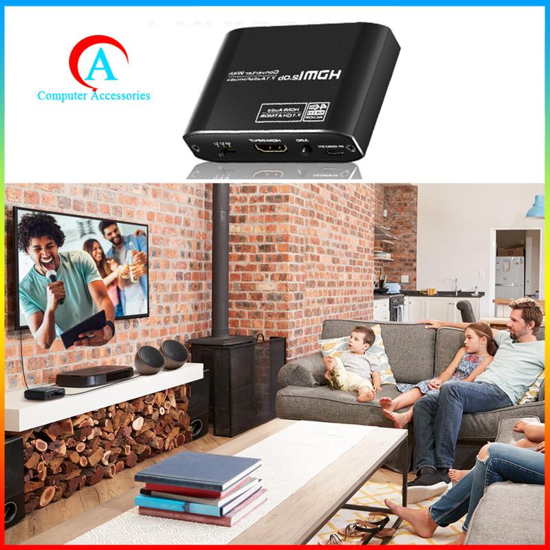 HDMI Audio Extractor Optical Toslink SPDIF 3.5mm Audio for Fire Stick PS5