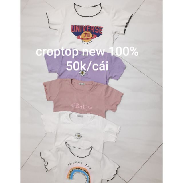 Áo thun croptop đồng giá 50k