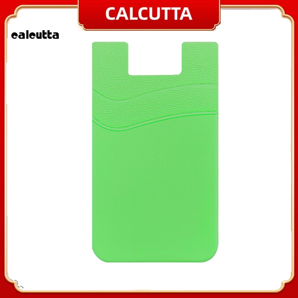 Ngăn Đựng Thẻ Gắn Lưng Điện Thoại Bằng Silicon Tiện Dụng