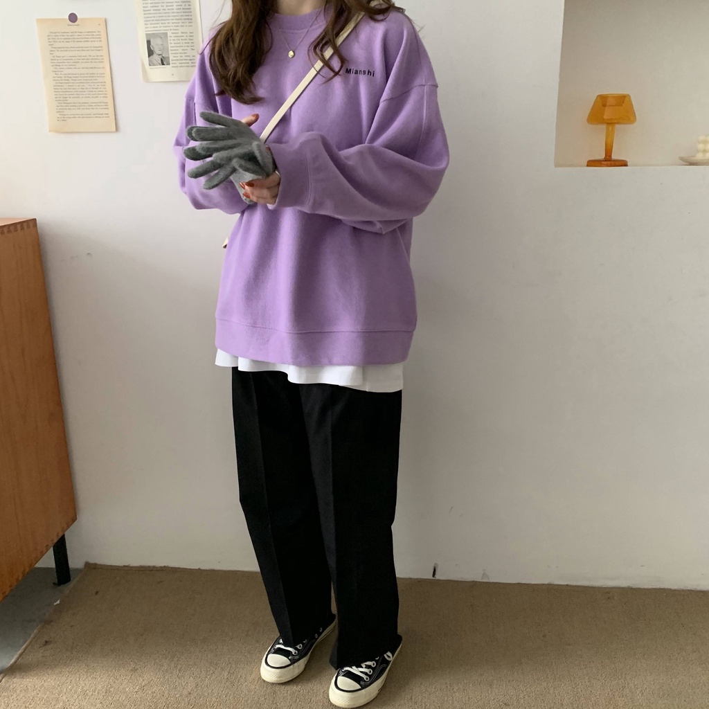 NRVP Áo Hoodie Dáng Rộng Thời Trang Hàn Quốc 2022 Dành Cho Nữ