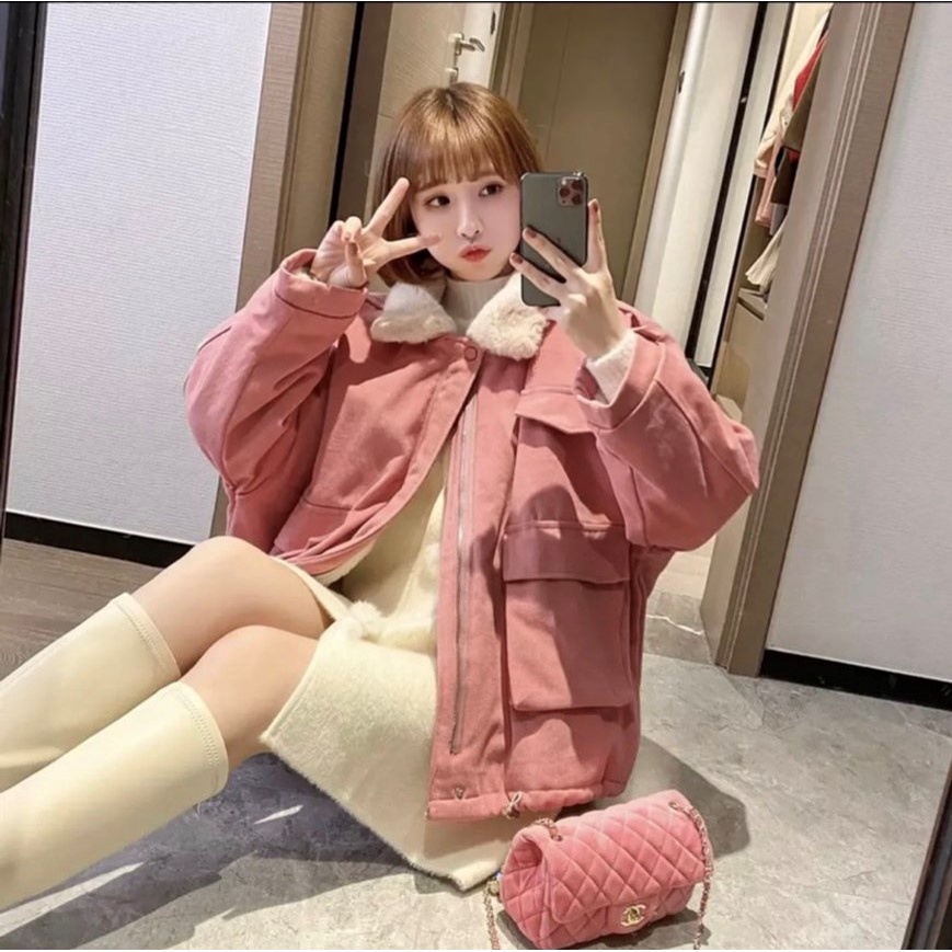 Áo Khoác Kaki ,Túi Ngực, 2 Lớp Lót Lông Cổ Bẻ  3 Màu, dưới 70kg G079 - Reso Shop96 | BigBuy360 - bigbuy360.vn