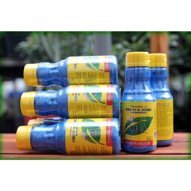 PHÂN BÓN VI LƯỢNG Vitamin B1 Growmore,Kích Rễ, Điều Hòa Sinh Trưởng,chai 100ml