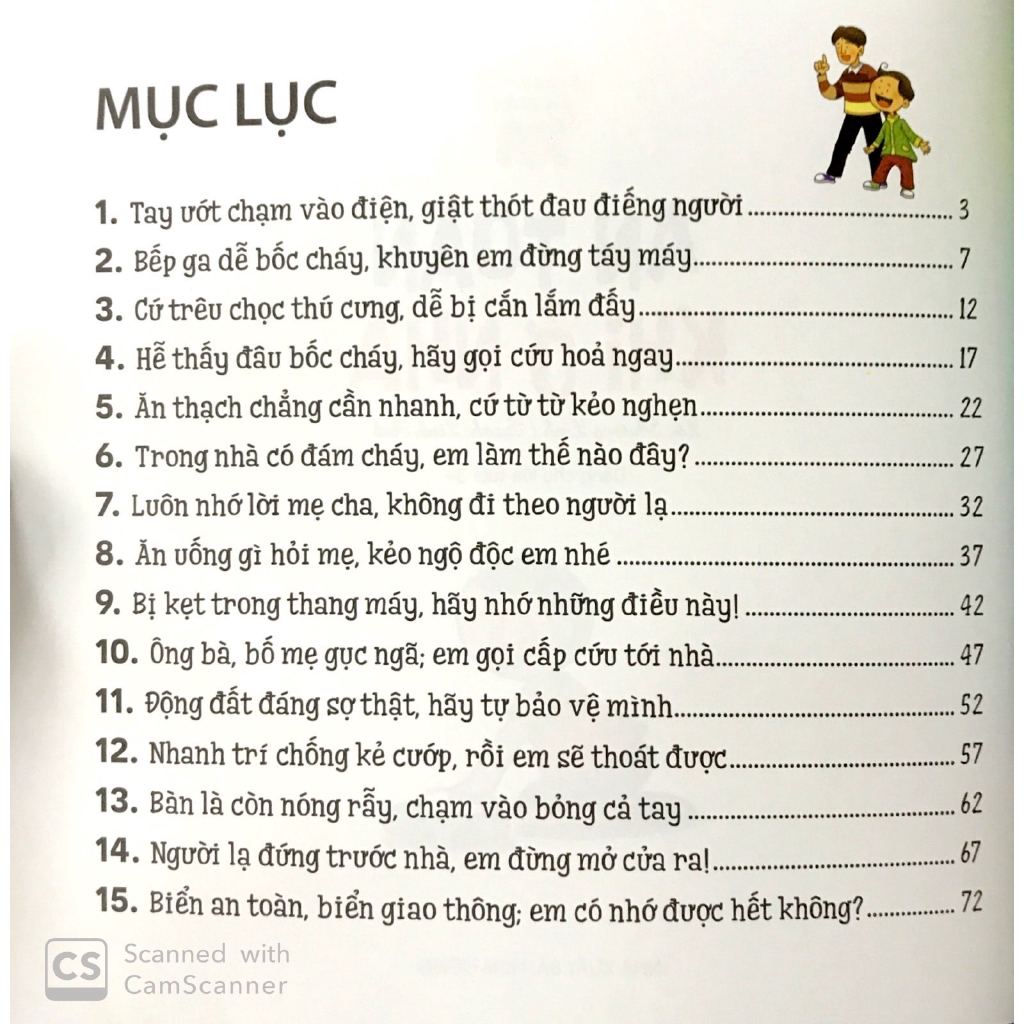 Sách - 15 Bài Học An Toàn Cho Bé: An Toàn Khi Ở Nhà (Tái Bản 2019)
