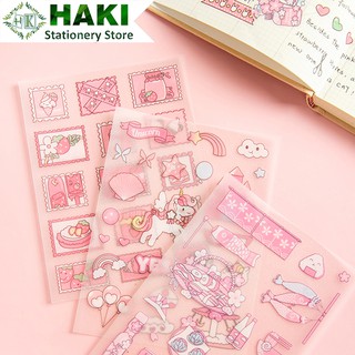 Sticker cute hoạt hình dễ thương haki - ảnh sản phẩm 6