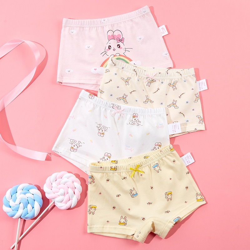 Quần Chíp QT13509 mới cho Bé gái hình dễ thương siêu mềm mịn thấm hút mồ hôi