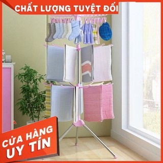 Cây phơi quần áo hợp kim gấp gọn thông minh