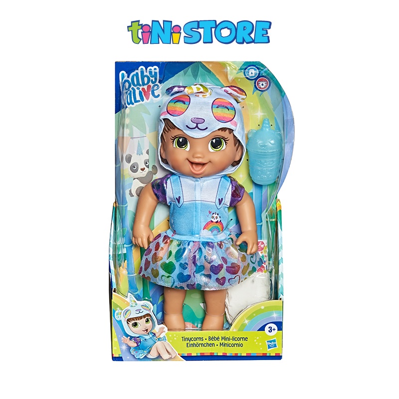 Đồ chơi bé gái búp bê thời trang gấu trúc kỳ lân Baby Alive E9422