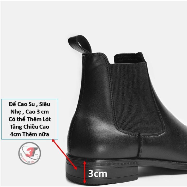 Chelsea Boots Classic, giày bốt nam , Đế cao su mềm , Siêu Nhẹ , Đế Cao , Mẫu Thời Trang ''