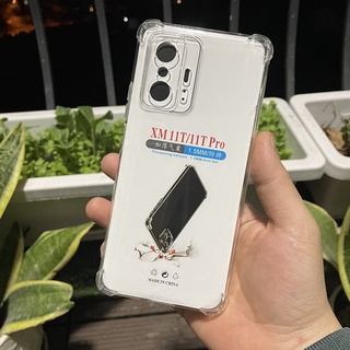 Ốp lưng silicon trong suốt chống sốc 4 cạnh cao cấp cho Xiaomi Mi 11T/ Mi 11T Pro