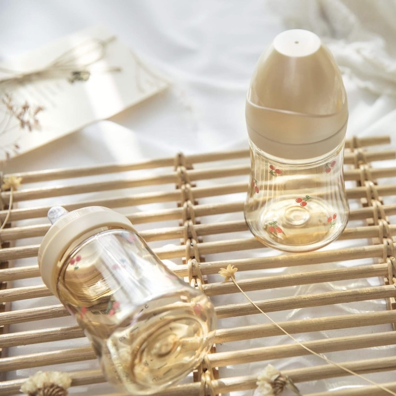 Bình sữa Grosmimi PPSU Cherrish 200ml - Hàng chính hãng
