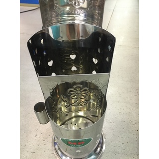 Ống đũa inox tròn có nắp, ống đựng muỗng đũa inox có nắp đậy - mta_mart