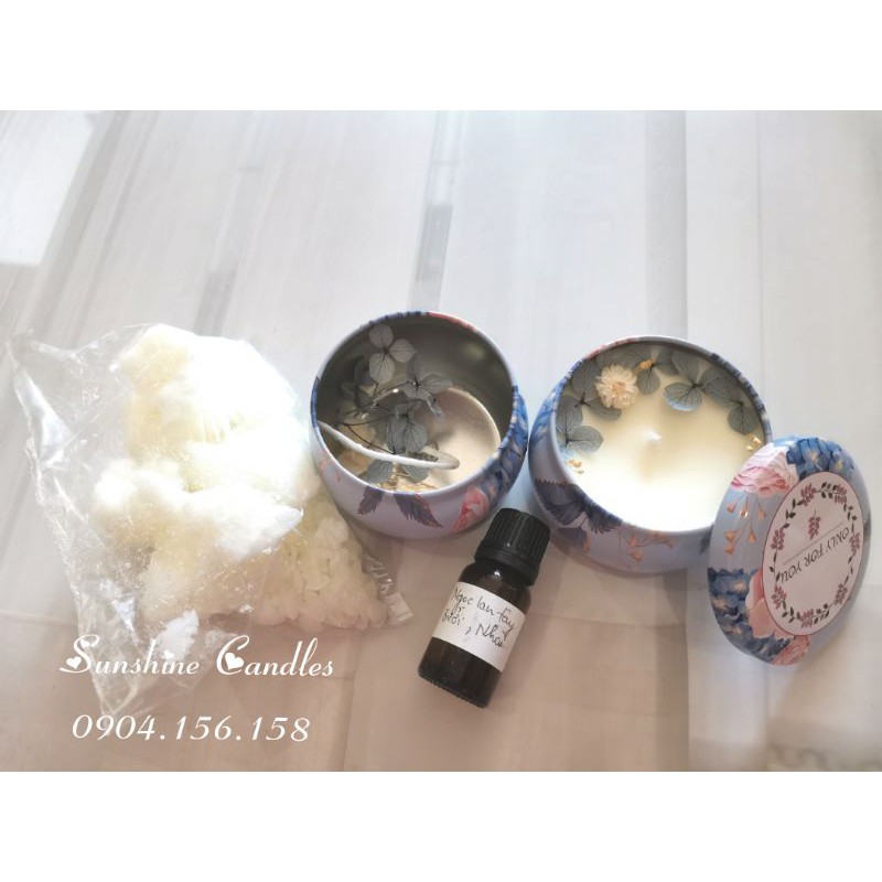 Set tự làm nến thơm, tùy chọn hơn 20 mùi hương